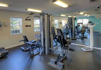 Fitness center with 24 hr access